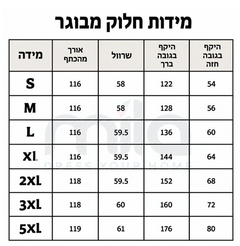 חלוק רחצה טורקיז 100% כותנה - מידות לבחירה