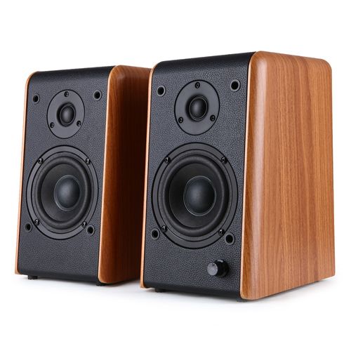 זוג רמקולים מדף Microlab B77 18x2W RMS BT+AUX עץ