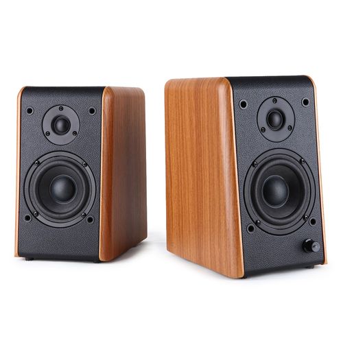 זוג רמקולים מדף Microlab B77 18x2W RMS BT+AUX עץ