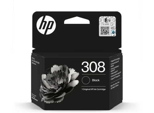 דיו שחור מקורי HP 308 למדפסות HP Envy