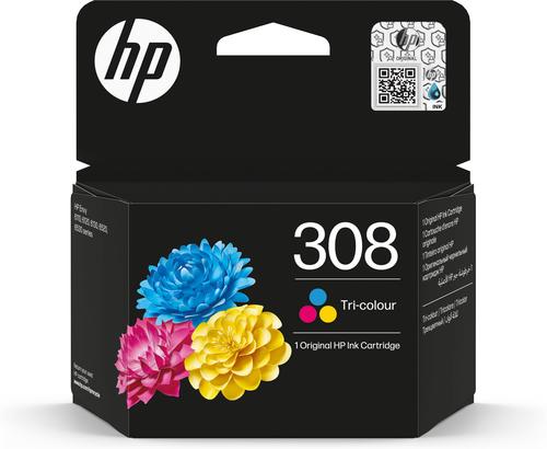 דיו צבעוני מקורי HP 308 למדפסות HP