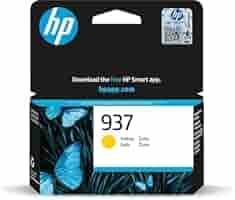 דיו צהוב מקורי HP 937 למדפסות OfficeJet Pro