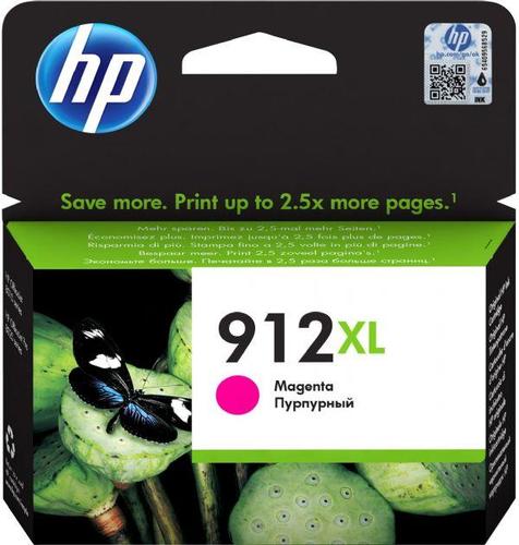 דיו מג'נטה מקורי HP 912XL בתפוקה גבוהה