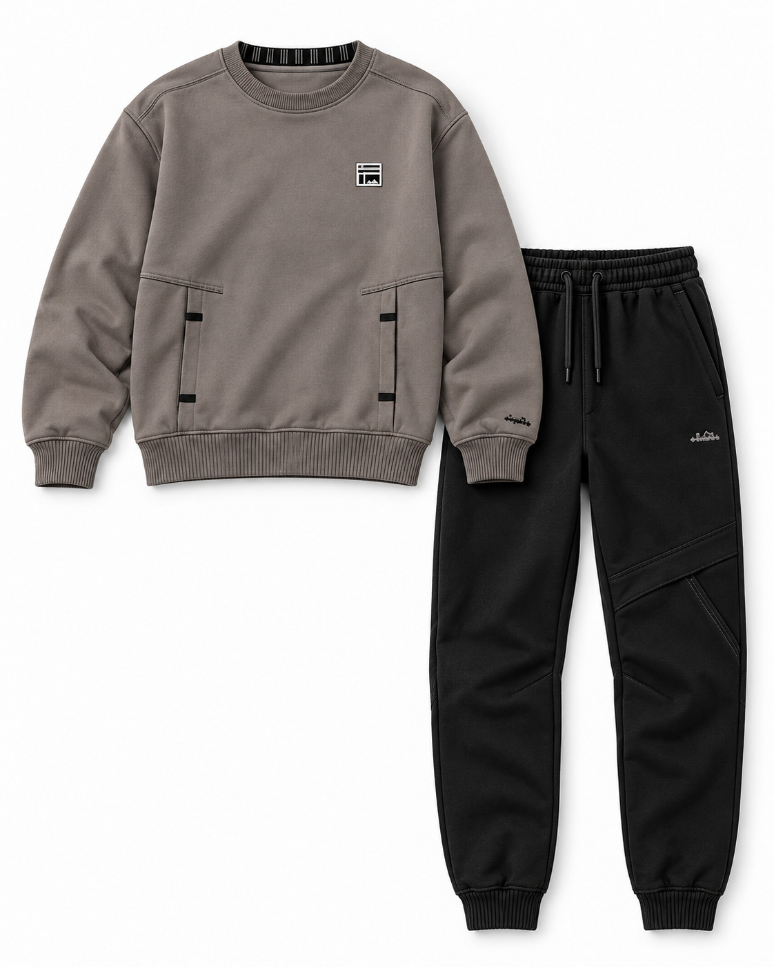 חליפת דיאדורה  Diadora Crew Neck Fleece Suit | גברים