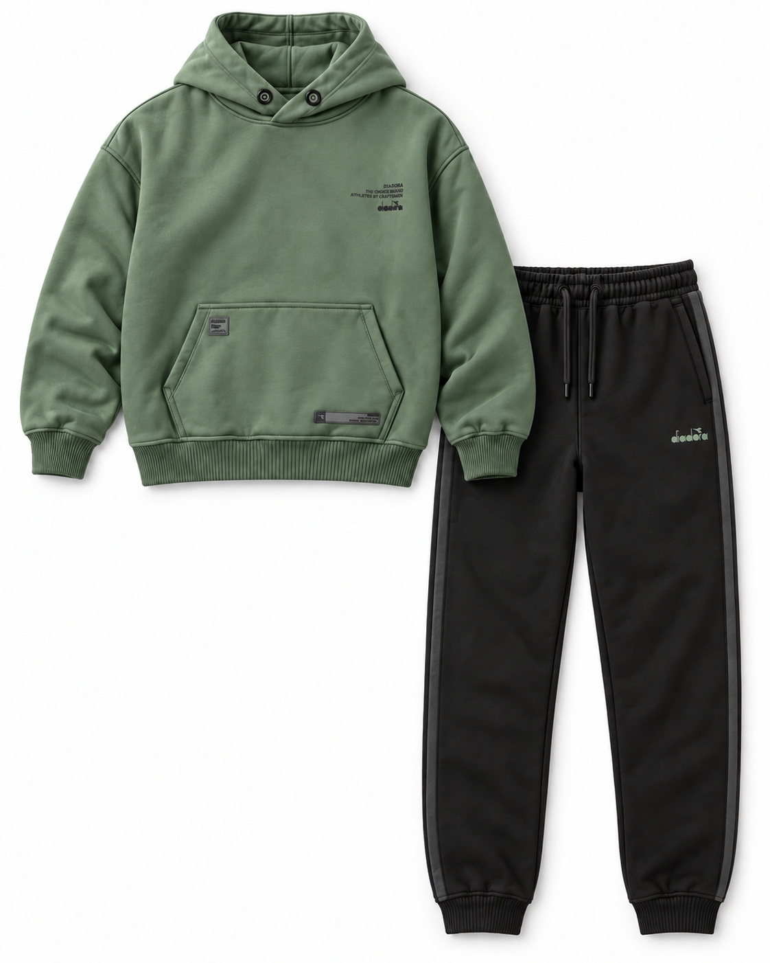 חליפת דיאדורה  Diadora Hoodie Fleece Suit | גברים