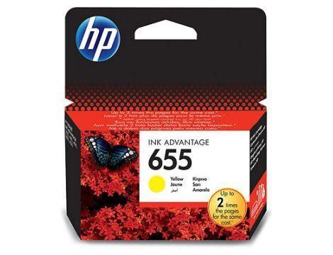 דיו צהוב מקורי HP 655 למדפסות HP