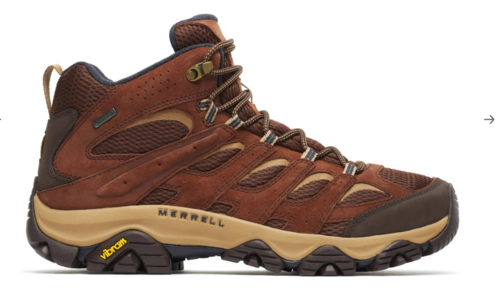 נעלי הליכה לגברים Merrell Moab Mid 3 Gore Mid GTX UMBER צבע חדש!!!