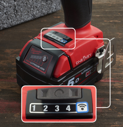 מפתח רטיטה נטען מילווקי Milwaukee M18 ONEFHIWF12-0 1/2 -EN-