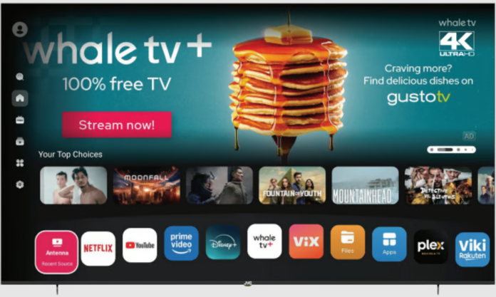 טלוויזיה JVC 100" LT-100NQ7165W QLED WHALE TV 4K