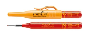 טוש סימון צוואר דק Pica אדום