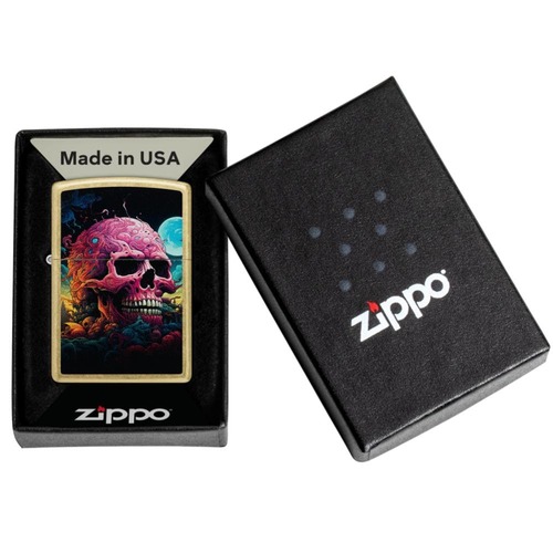 מצית זיפו גולגולת העולמות - ZIPPO