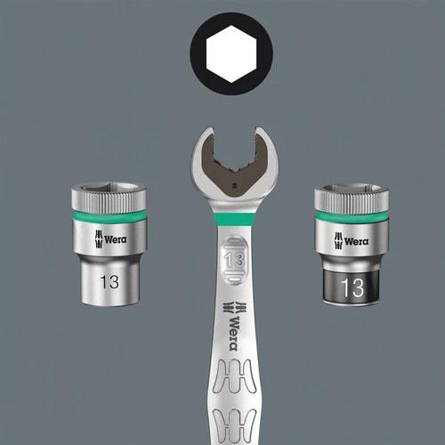 סט בוקסות וביטים 1/4 38 חלקים לרכב Tool-Check WERA