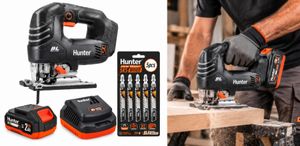 מסור אנכי נטען 18V  Hunter 100610-010 [ סוללה + מטען ]
