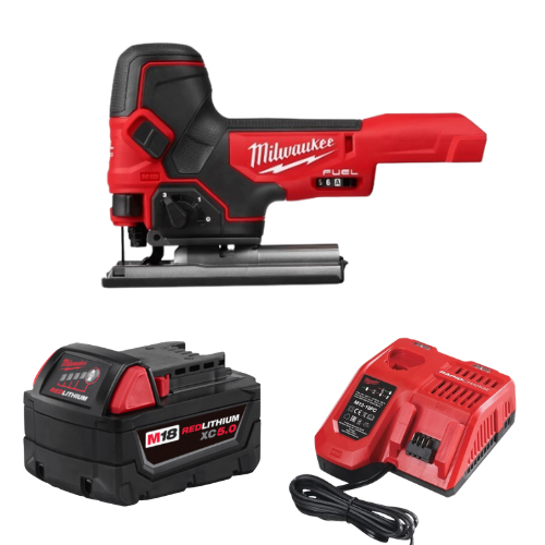 סט מסור אנכי Milwaukee M18 FUEL 2737B-20 כולל סוללת 5Ah ומטען