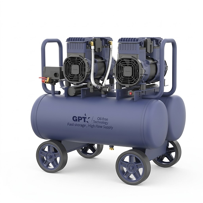 קומפרסור 48 ליטר מנוע כפול GPT