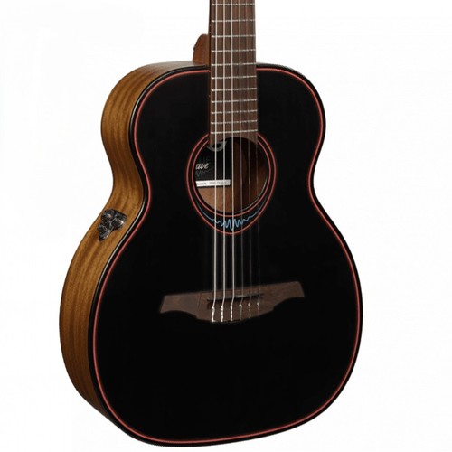 זוית נוספת lag tnbw1te nylon travel smart guitar