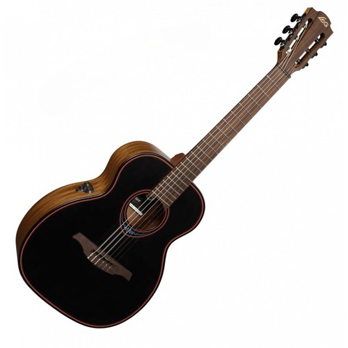 זוית נוספת lag tnbw1te nylon travel smart guitar
