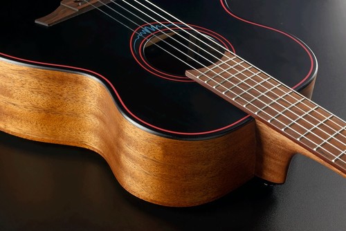 זוית נוספת lag tnbw1te nylon travel smart guitar