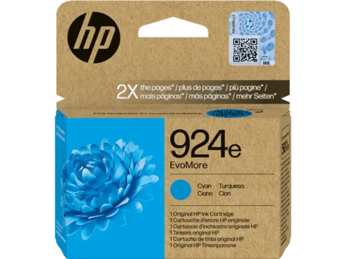 דיו ציאן מקורי HP 924e EvoMore