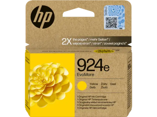 דיו צהוב מקורי HP 924e EvoMore