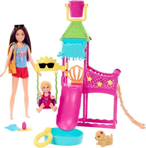 בובה ברבי סקיפר גן משחקים ותינוק BARBIE HKD80
