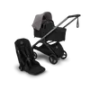 עגלת תינוק דרגונפליי פלוס + Bugaboo Dragonfly Plus - שלד גרפיט | בד שחור | גגון אפור מלאנג