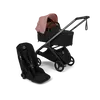 עגלת תינוק דרגונפליי פלוס + Bugaboo Dragonfly Plus - שלד גרפיט | בד שחור | גגון ורוד דאסטי