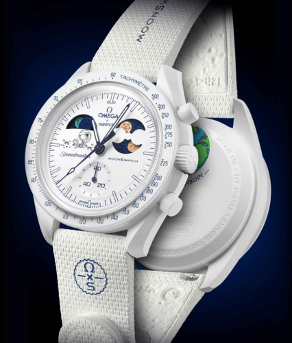 SWATCH x OMEGA Bioceramic Moonswatch MISSION TO EARTHPHASE - MOONSHINE GOLD