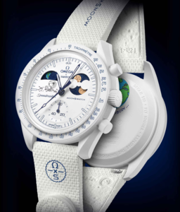 SWATCH x OMEGA Bioceramic Moonswatch MISSION TO EARTHPHASE - MOONSHINE GOLD