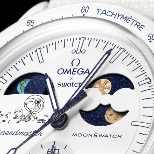 SWATCH x OMEGA Bioceramic Moonswatch MISSION TO EARTHPHASE - MOONSHINE GOLD