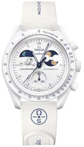 SWATCH x OMEGA Bioceramic Moonswatch MISSION TO EARTHPHASE - MOONSHINE GOLD