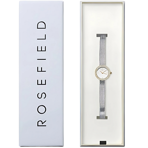 שעון ROSEFIELD רוזפילד לאישה דגם MWSMG-M06 לוח לבן מט תמונה 4
