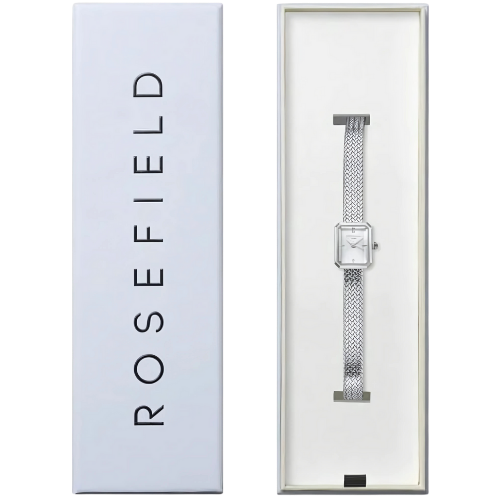 שעון ROSEFIELD רוזפילד לאישה דגם MWSMS-M04 לוח לבן עם טקסטורת Sunray תמונה 4