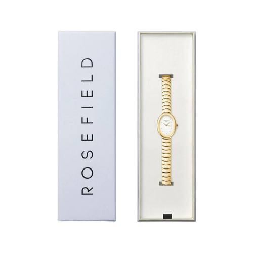 שעון ROSEFIELD רוזפילד לאישה דגם OVWGSG-OV19 לוח לבן מאט תמונה 5