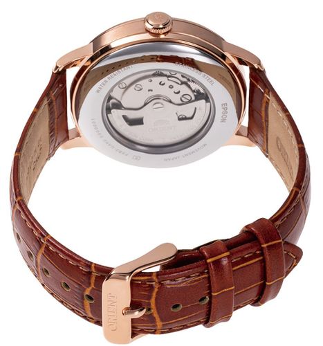 שעון ORIENT אוריינט RA-AK0801S30B מסדרת Bambino Version 9 Sun & Moon תמונה 2