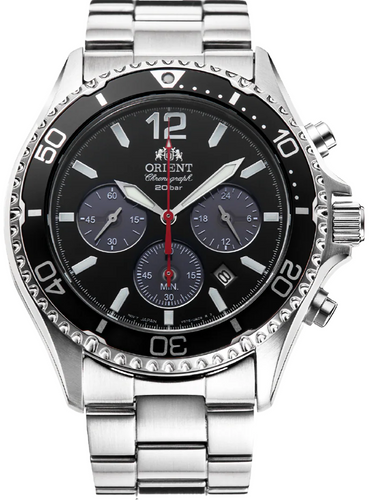שעון ORIENT אוריינט RA-TX0202B10B מסדרת Mako Solar