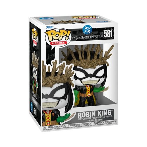 בובת פופ די סי רובין המלך - Funko Pop DC Dark Multiverse Robin King #581