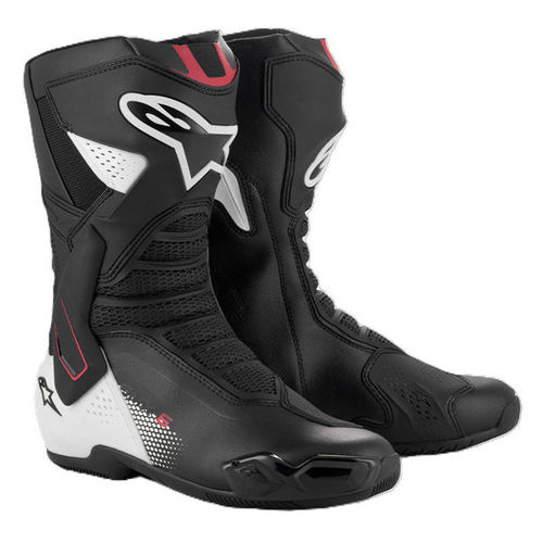 מגפי רכיבה אלפינסטארס ALPINESTARS SMX-6 V3 BTS שחור/אדום/לבן