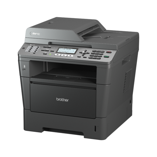 מדפסת לייזר משולבת Brother MFC-8520DN, מבט משמאל בזווית