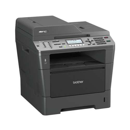 מדפסת לייזר משולבת Brother MFC-8520DN, מבט מימין בזווית