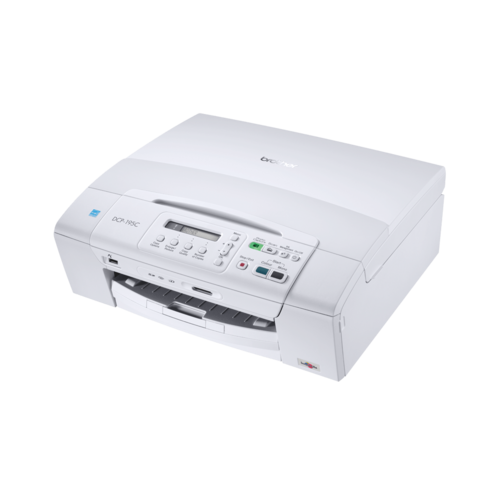 מדפסת הזרקת דיו משולבת Brother DCP-195C - מבט מזווית שמאל