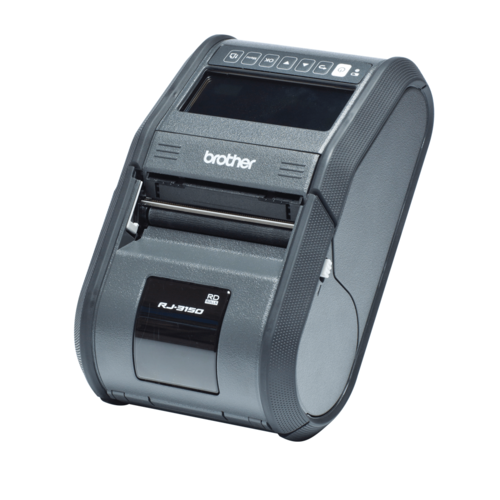מדפסת ניידת Brother RJ-3150 - מבט זווית משמאל