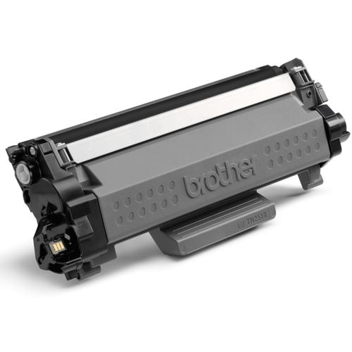 טונר שחור מקורי Brother TN-2510, מחסנית ללא אריזה, מבט זוויתי