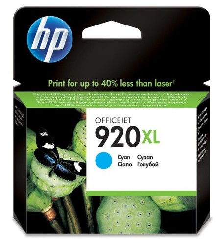 HP 920XL Cyan (CD972AE) – ציאן מקורי