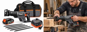 מסור חרב נטען 18V 2AH HUNTER סוללה + מטען Hunter 100611-004