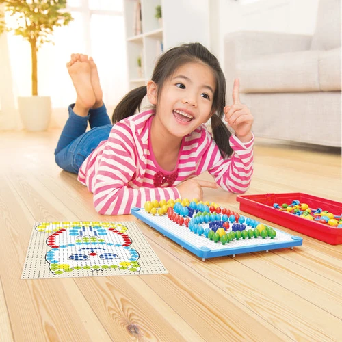 משחק קוורצ'טי לוח צורות ופטריות 150 חתיכות דגם 3 לגילאי 4+