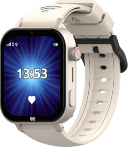 שעון טלפון חכם לילדים דגם PRIME עם תשלום NFC ומערכת הפעלה אנדרואיד תומכת אפליקציות - לבן