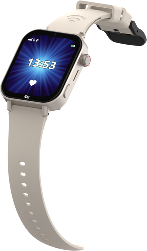 שעון טלפון חכם לילדים דגם PRIME עם תשלום NFC ומערכת הפעלה אנדרואיד תומכת אפליקציות - לבן