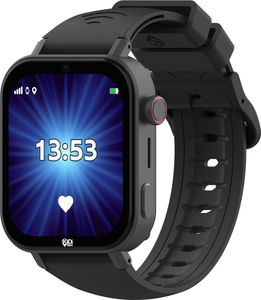 שעון טלפון חכם לילדים דגם PRIME עם תשלום NFC ומערכת הפעלה אנדרואיד תומכת אפליקציות - שחור