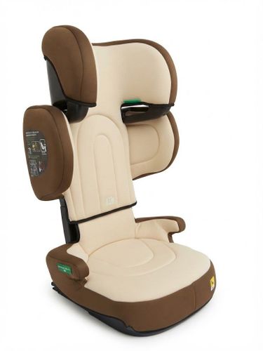 בוסטר מתקפל לרכב דגם SlimFix מבית norvex בתקן i-Size מתקדם וחיבורי ISOFIX - שחור